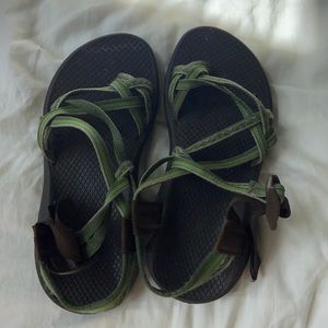 Chaco sandals with toe strap